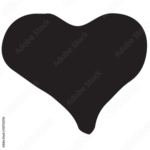 Digital image of heart shape
