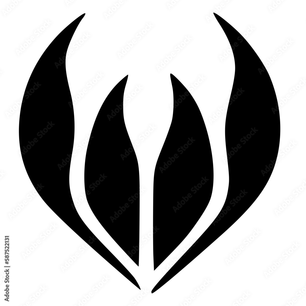 black and white of icon shape black and white of icon shape
