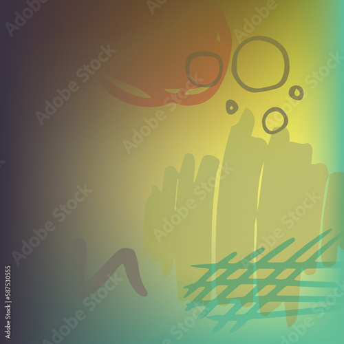 Composite image of scribbling 