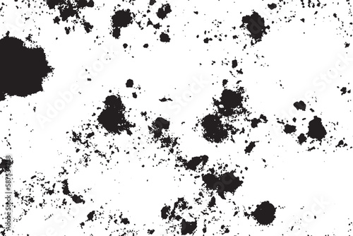 Distressed Vintage Grunge Texture. Aged Black and White Design with Messy Textured Detail. EPS 10.
