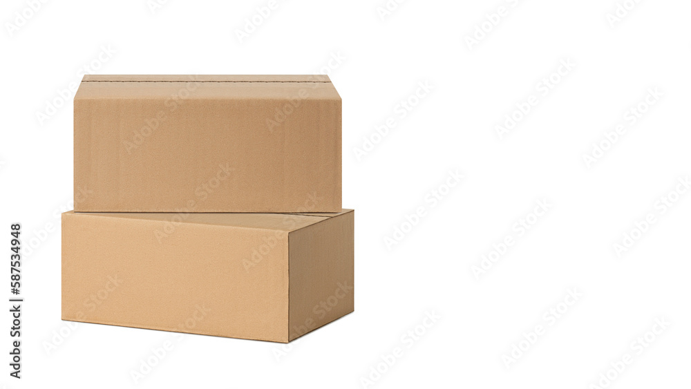 Boxes for delivery, parcels. Isolated on white background Boxes for delivery, parcels. Isolated on white background