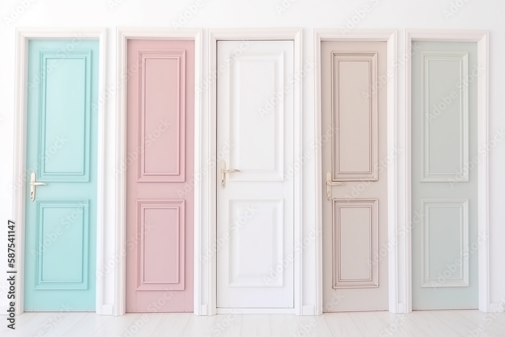 the door pastel color