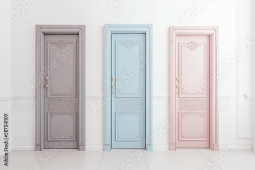 the door pastel color