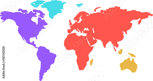 World map against white background