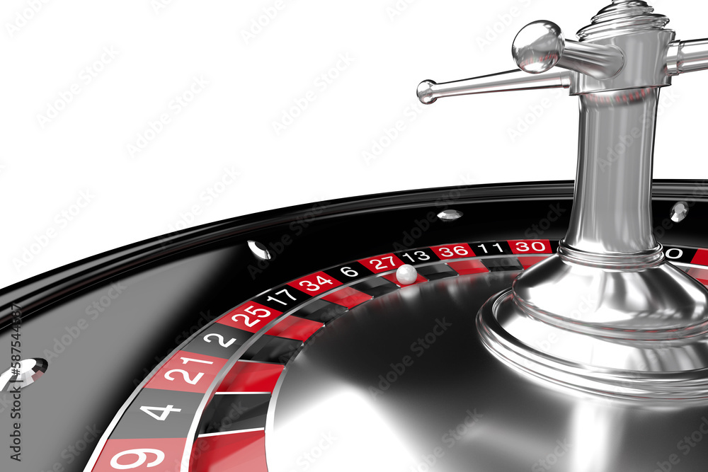 Fototapeta premium Digital image of roulette wheel