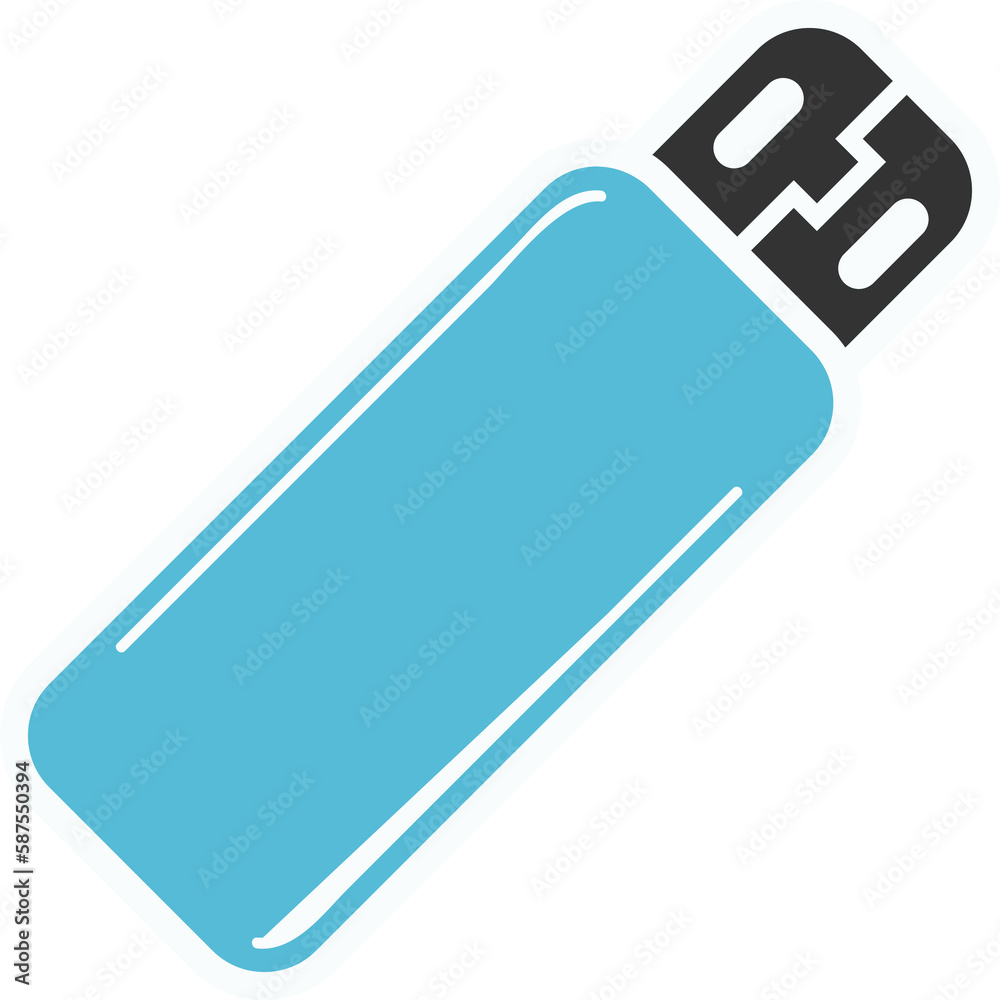 Illustration of usb stick Illustration of usb stick