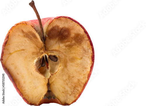 Close-up of rotten apple 