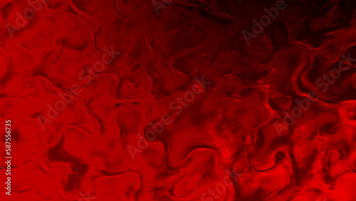 burning red and orange organized shapes texture - abstract 3D rendering