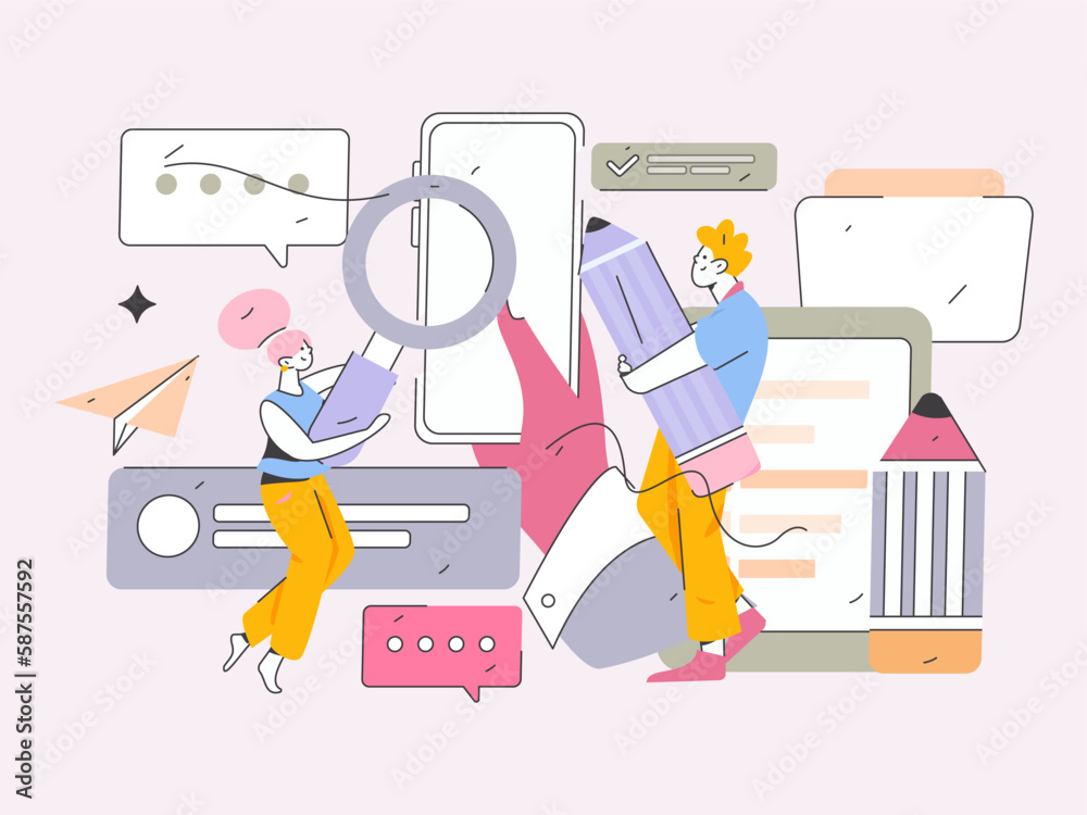 Job Interview People Flat Vector Concept Operation Hand Drawn Illustration
Job Interview People Flat Vector Concept Operation Hand Drawn Illustration