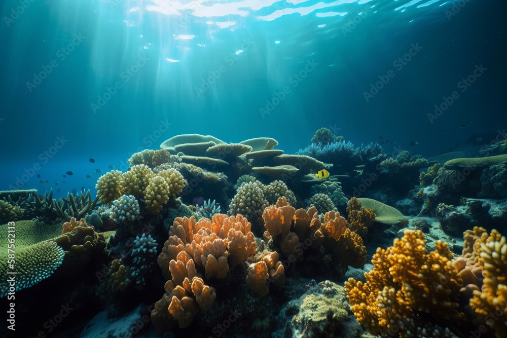 Obraz premium coral under the sea