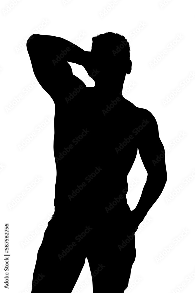 Man posing while standing Man posing while standing