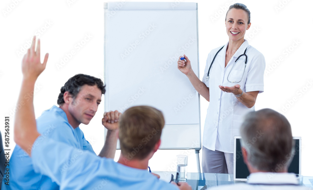 Team of doctor during meeting Team of doctor during meeting
