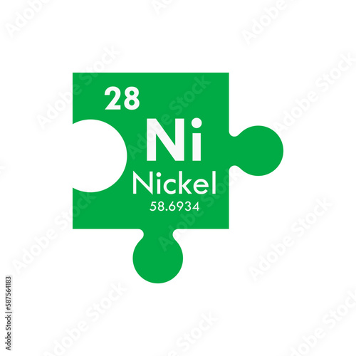 nickel icon set. vector template illustration  for web design