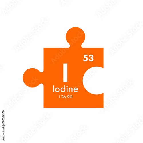 iodine icon set. vector template illustration  for web design