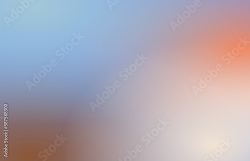 Soft Blue Orange Gradient Background Design Element
