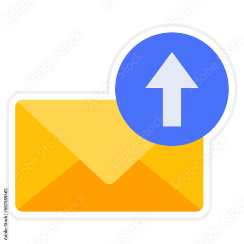 Free Download Send Sticker Icon - GFXLoad