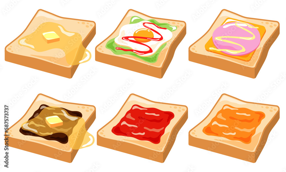 いろいろなトーストセット いろいろなトーストセット