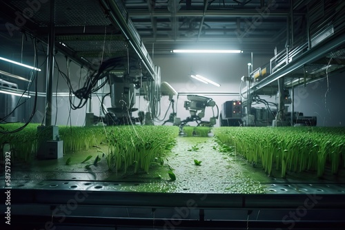 Robotic agriculture concept...