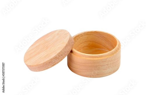 Wood box isolated on transparent png