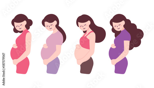 妊婦　女性　セット