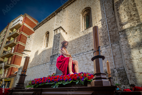 8 de abril de 2023 PROCESIÓN DE LA HERMANDAD DEL SANTO CRISTO DE LOS ARTILLEROS en Valladolid España