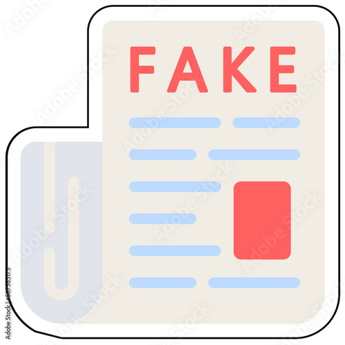  fake news icon