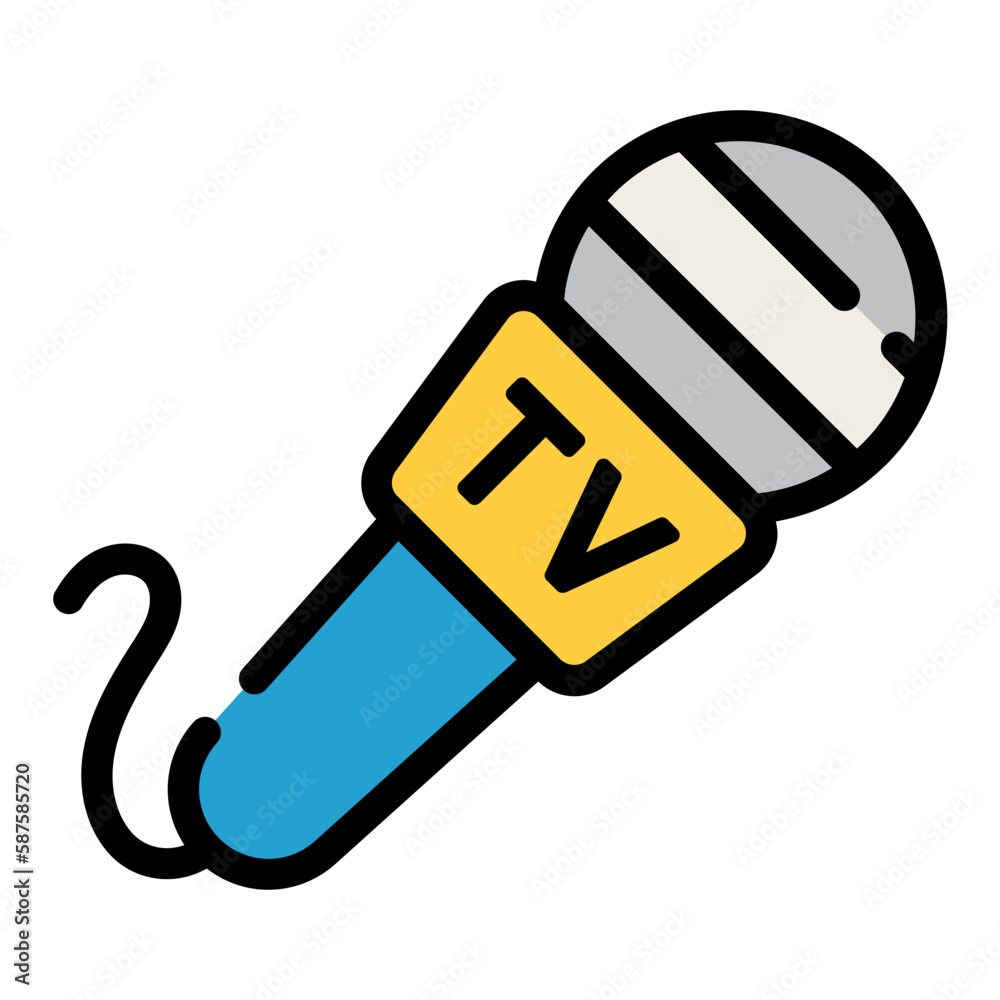 microphone media tv icon microphone media tv icon