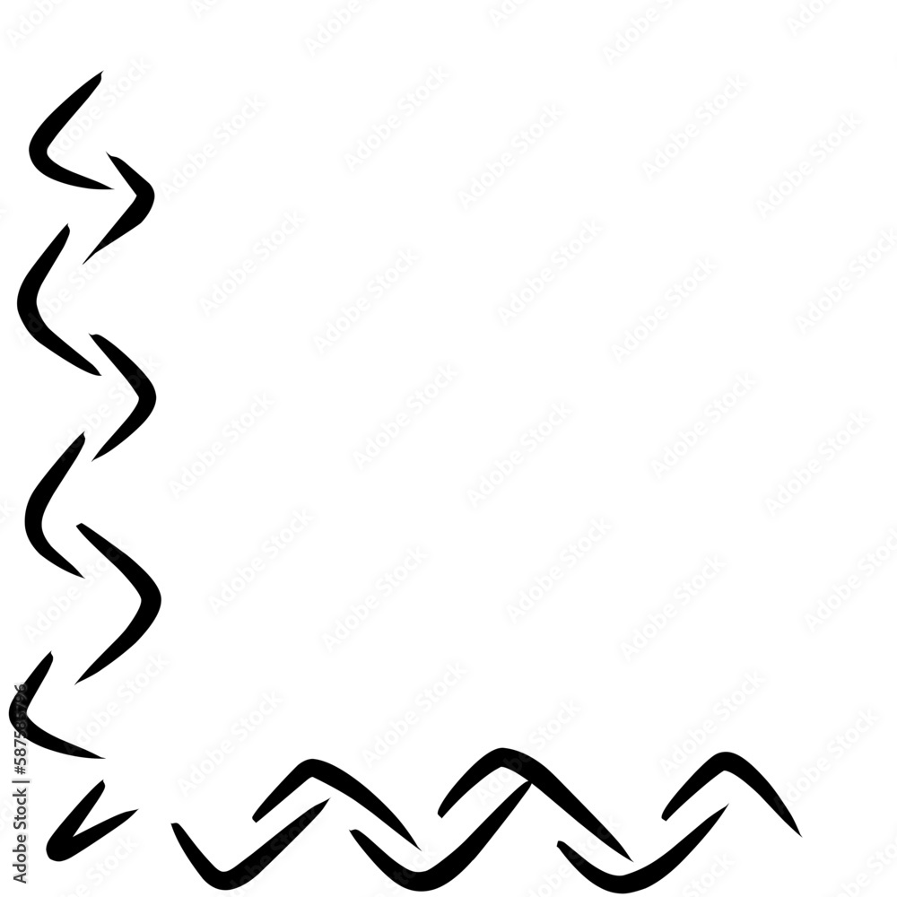 Fototapeta premium Ornament Border Divider