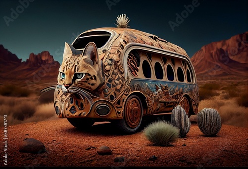 Fotografiet Critter Car 4, Linda Braucht (b