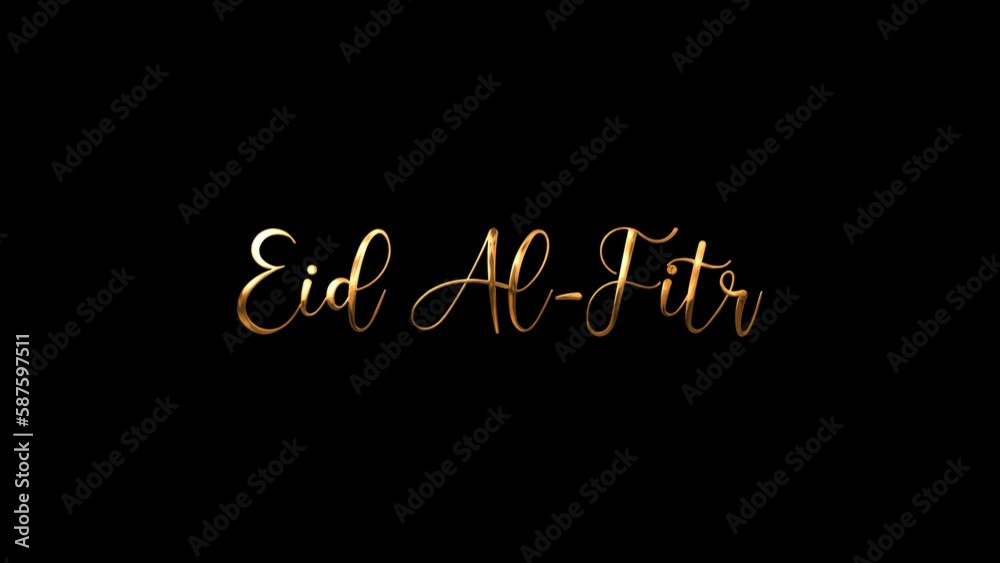 Eid Mubarak animation text in gold color. Great for video introduction 4K Footage and use as a card for the celebration of Eid Alfitr and Adha in Muslim community. 4k video Alpha Mate Eid Mubarak animation text in gold color. Great for video introduction 4K Footage and use as a card for the celebration of Eid Alfitr and Adha in Muslim community. 4k video Alpha Mate