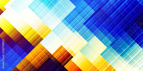 Abstract pattern. Horizontal background for any design. Geometric shapes.