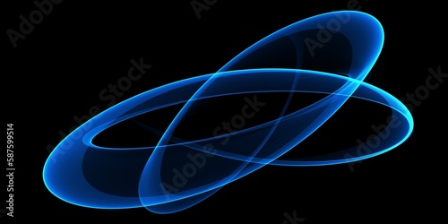 Dark blue waves abstract banner design. Elegant wavy background