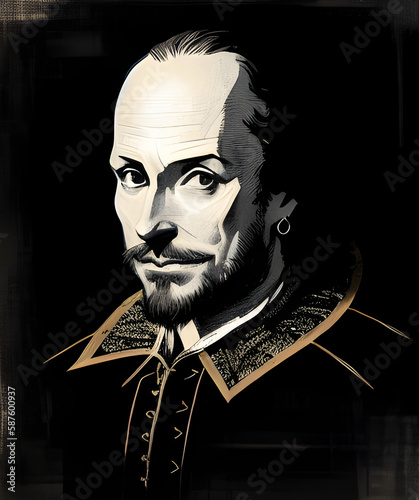 William Shakespeare in various colorways photo
