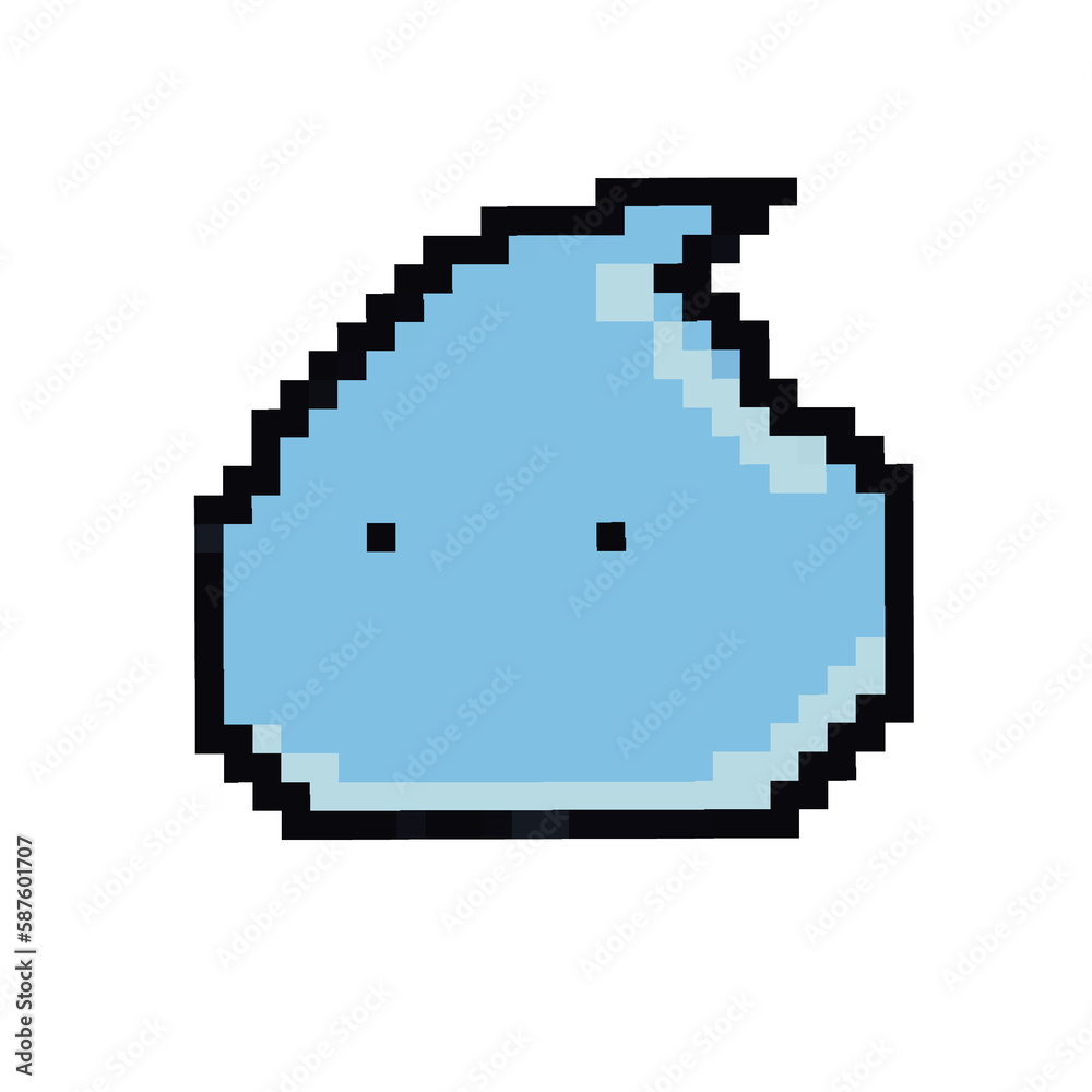 Obraz premium Blue Slime