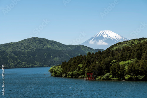                                           Hakone Lake Ashinoko Fujiyama