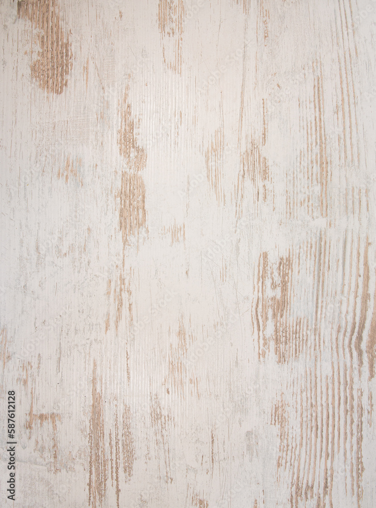 Obraz premium White Wood Scratched Background