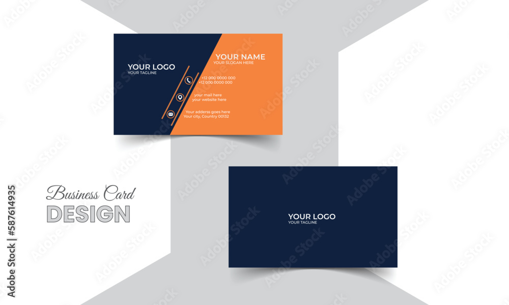 modern creative design business card template illustration. modern creative design business card template illustration.