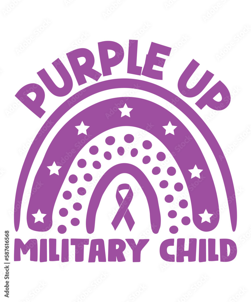 Purple Up For Military Child, Purple up for military kids dandelion flower vector cancer awareness Month of the Military Child typography t-shirt design veterans shirt Purple Up For Military Child, Purple up for military kids dandelion flower vector cancer awareness Month of the Military Child typography t-shirt design veterans shirt