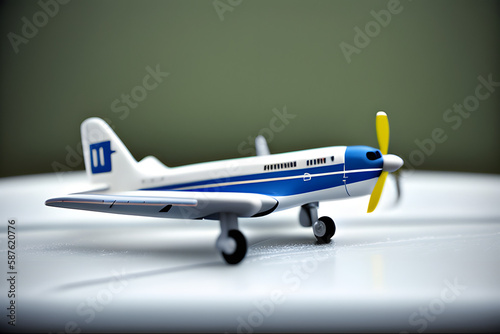 Close-up Of Toy Airplane In Container