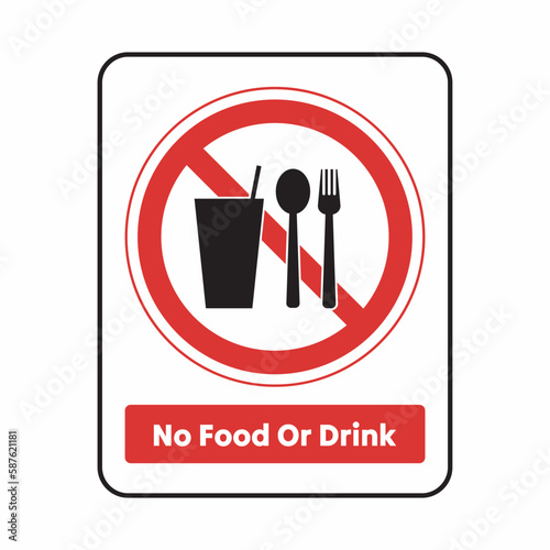 food prohibition sign