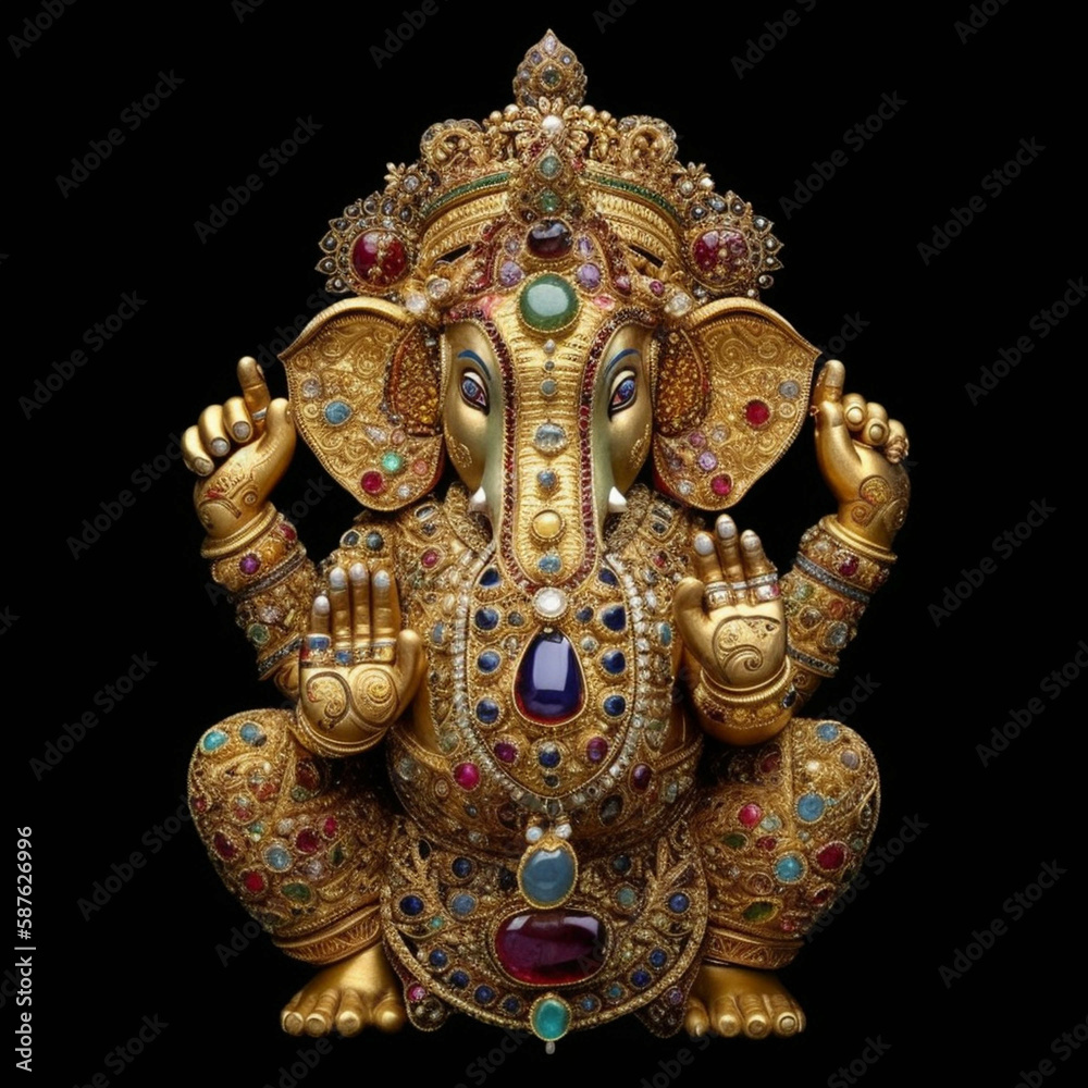 Fototapeta premium ガネーシャ, ganesha, พระคุณเชษฐา, गणेश (ganesha), アジア