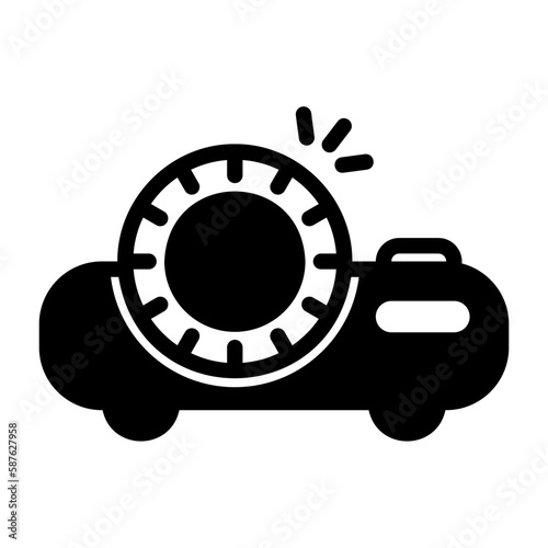 projector glyph style icon
