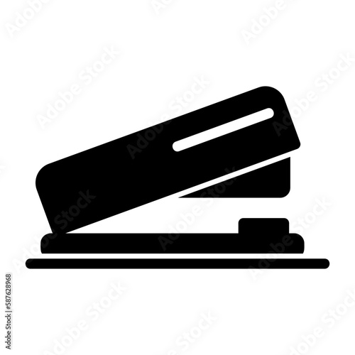 stapler glyph style icon