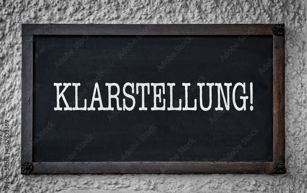 Klarstellung