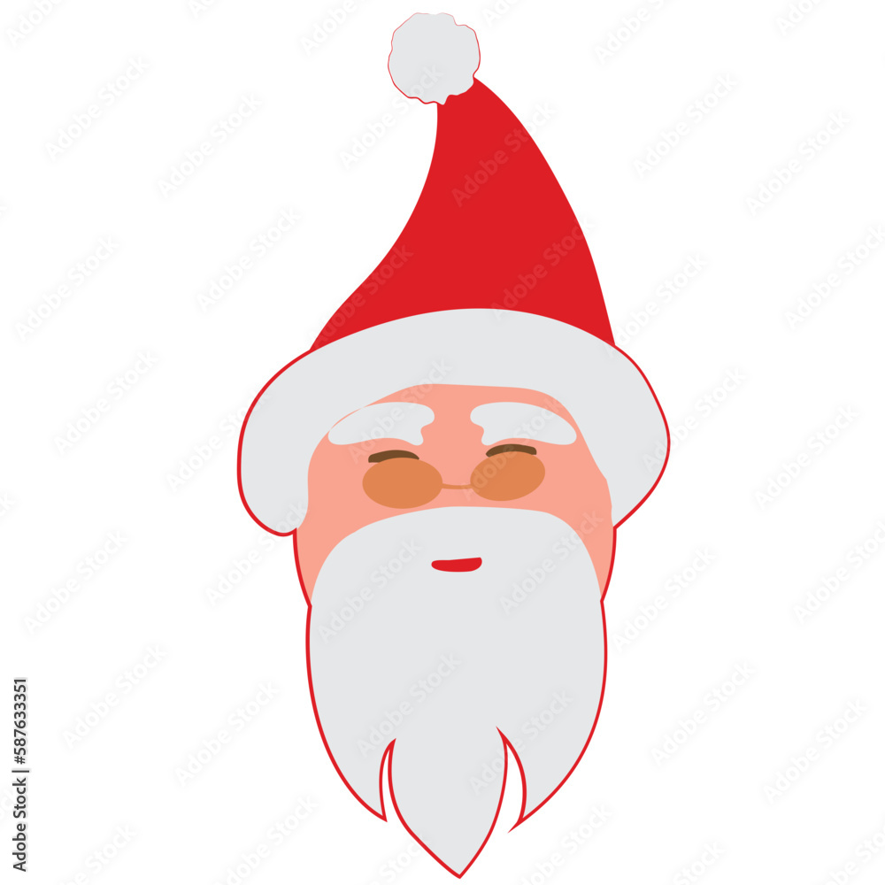 Santa Claus face Santa Claus face
