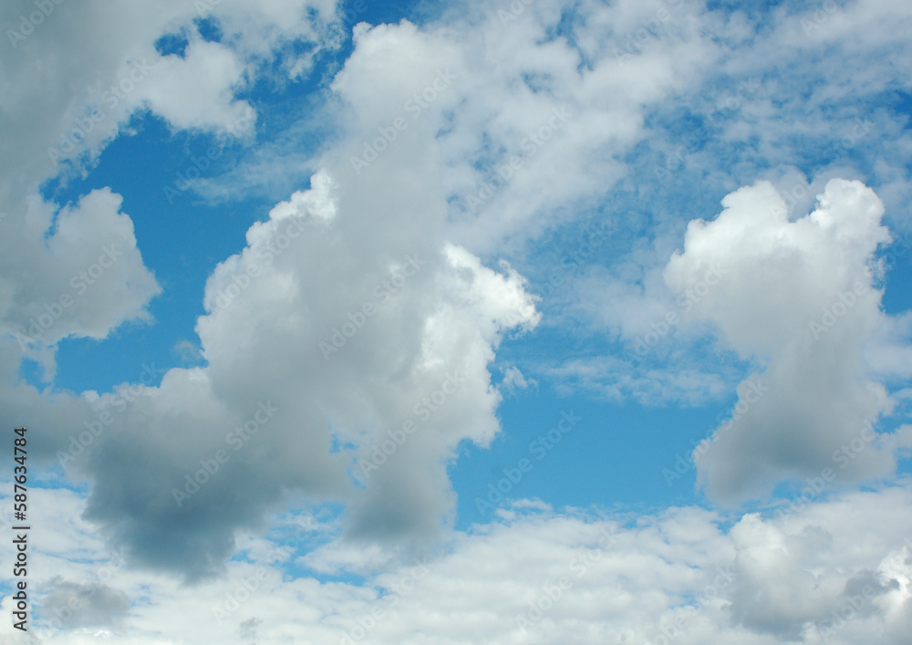 Cloudy sky background