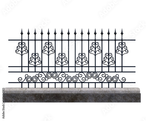 wrought iron railing handrail