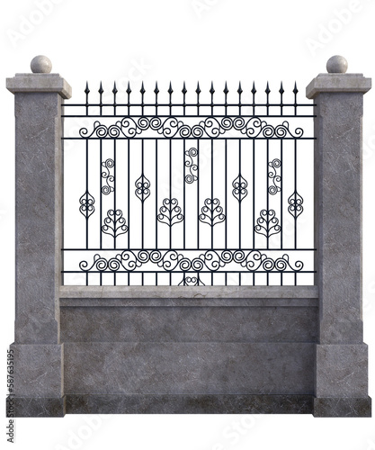 wrought iron railing handrail