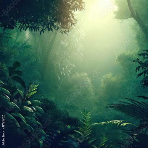 dense tropical jungle