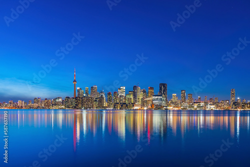 Downtown Toronto city skyline  cityscape of Canada